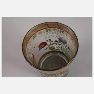 Emailliertes Becherglas