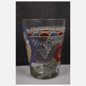 Becherglas "Vivat mein Schatz"