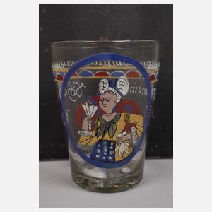 Becherglas "Vivat mein Schatz"