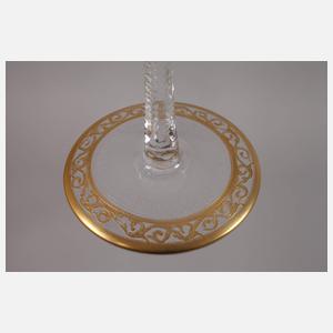 Drei Goldrandgläser