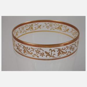 Fünf Gläser Goldrand