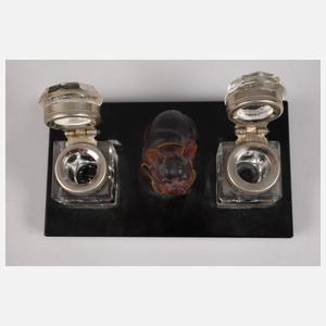 Schreibset mit Bulldogge