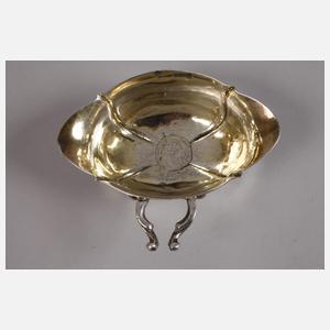 Branntweinprobierschale mit Münze 1706