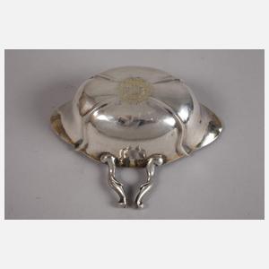 Branntweinprobierschale mit Münze 1706