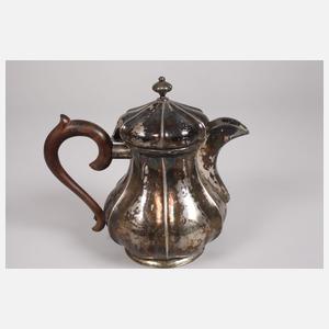 Teekanne Silber