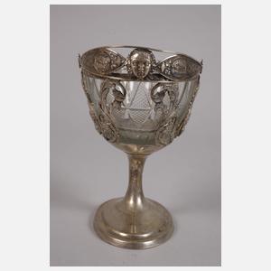 Silber Zuckerschale Empire