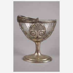 Silber Zuckerschale Empire