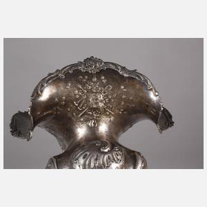 Französische Silbervase