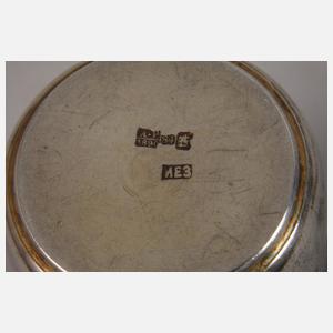 Drei Teile russisches Silber