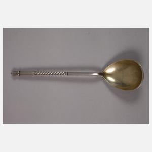 Drei Teile russisches Silber