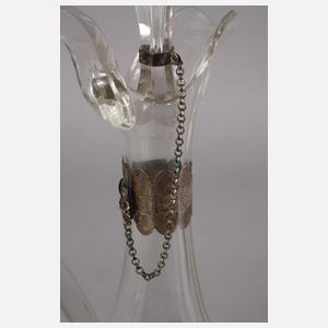 Karaffe mit Silbermontierung