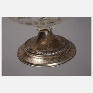 Karaffe mit Silbermontierung