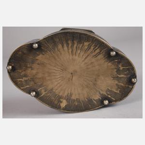 Silberdose mit Miniaturmalerei