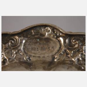 Sechs Dessertschalen Silber