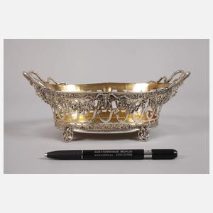 Jardiniere mit Glaseinsatz