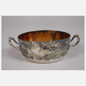 Taufgeschenk, Silberschälchen und Löffel