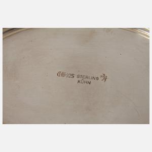 Silber Kaffee-/Teekernstück Queen-Anne-Form