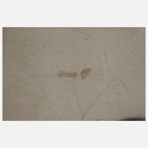 Übergroßes Tablett Silber