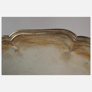 Übergroßes Tablett Silber