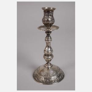 Paar Silberleuchter im Barockstil