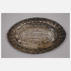 Sechs Silbertabletts