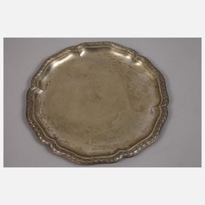 Sechs Silbertabletts