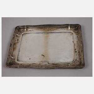 Sechs Silbertabletts