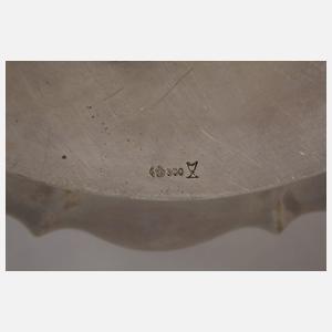 Drei Silberschalen Art déco