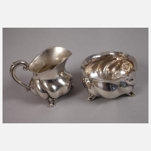 Zucker-/Sahneset Silber