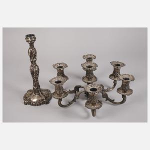 Silber Paar Girandolen Hanau