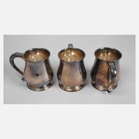 Italien drei kleine Silberkannen111