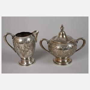 Großes Silber Kaffee-/Teeset Russland