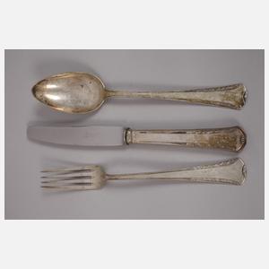 Großes Silberbesteck Bruckmann