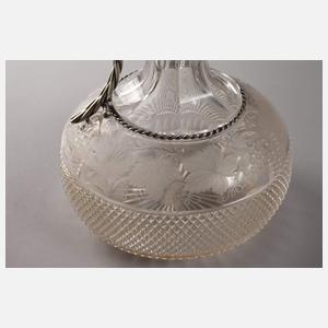 Karaffe mit Metallmontierung