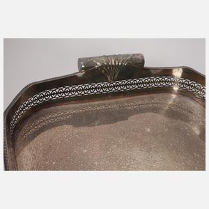 Großes Serviertablett mit Standfuß