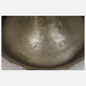 Paar Bergmannsleuchter Zinn