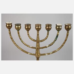Menoraleuchter mit Ständer