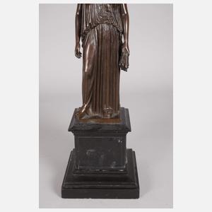 Figürlicher Leuchter mit Karyatide