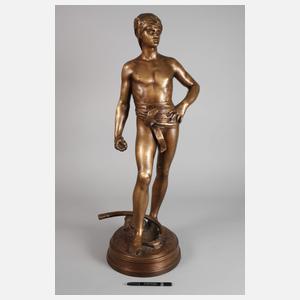 nach Antonin Mercié, David vor dem Kampf