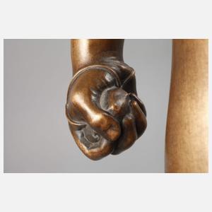 nach Antonin Mercié, David vor dem Kampf