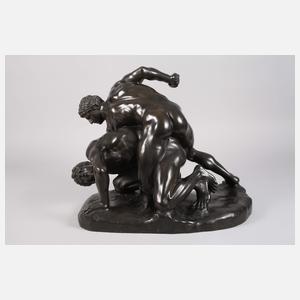 Antikenrezeption zwei kämpfende Ringer