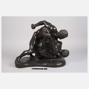 Antikenrezeption zwei kämpfende Ringer