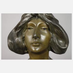 P. Telemaque, Büste einer Jugendstilschönheit