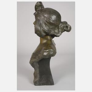 P. Telemaque, Büste einer Jugendstilschönheit