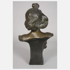 P. Telemaque, Büste einer Jugendstilschönheit