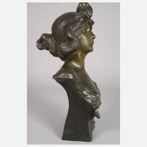 P. Telemaque, Büste einer Jugendstilschönheit
