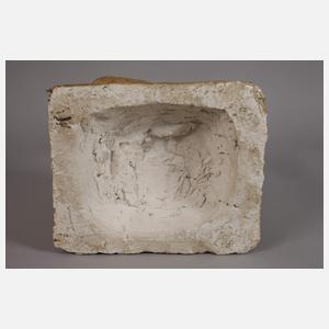 Weiblicher Akt mit Lorbeerkranz