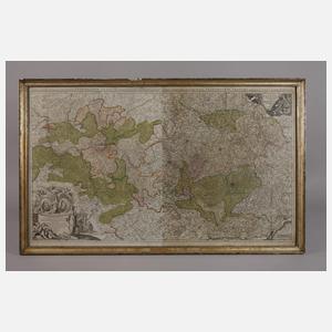 Johann Baptist Homann, Karte Fränkischer Kreis