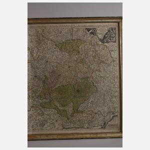 Johann Baptist Homann, Karte Fränkischer Kreis