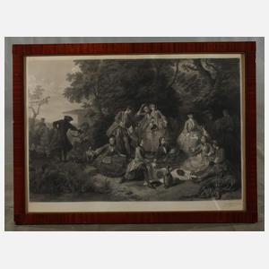 Friedrich Oldermann, Gesellschaft im Freien